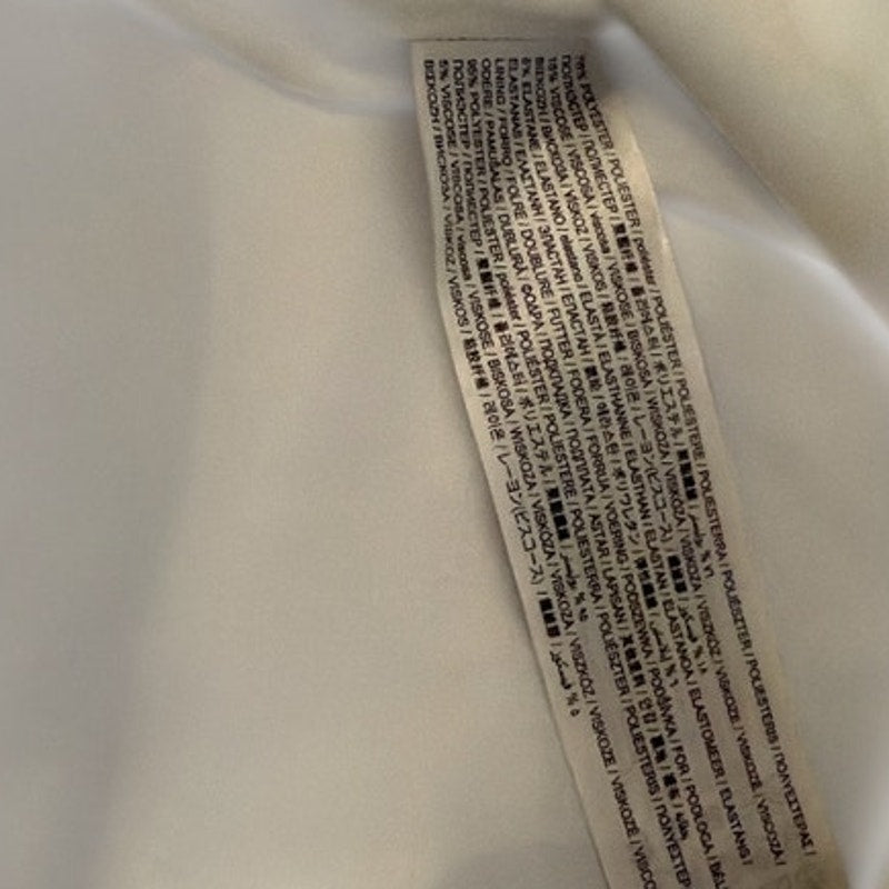 Mango White Vest-Style Button-Front Dress - XL