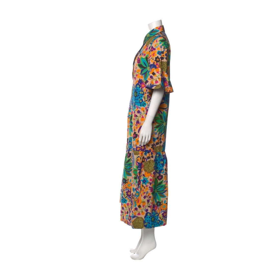 La DoubleJ. Artemis Midi Cotton Made in Italy Dress - Medium