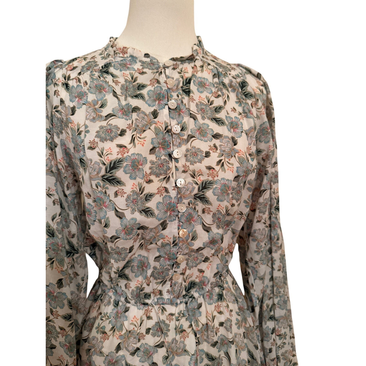Kivari Sage Floral Calypso Gabrielle Dress Size 2