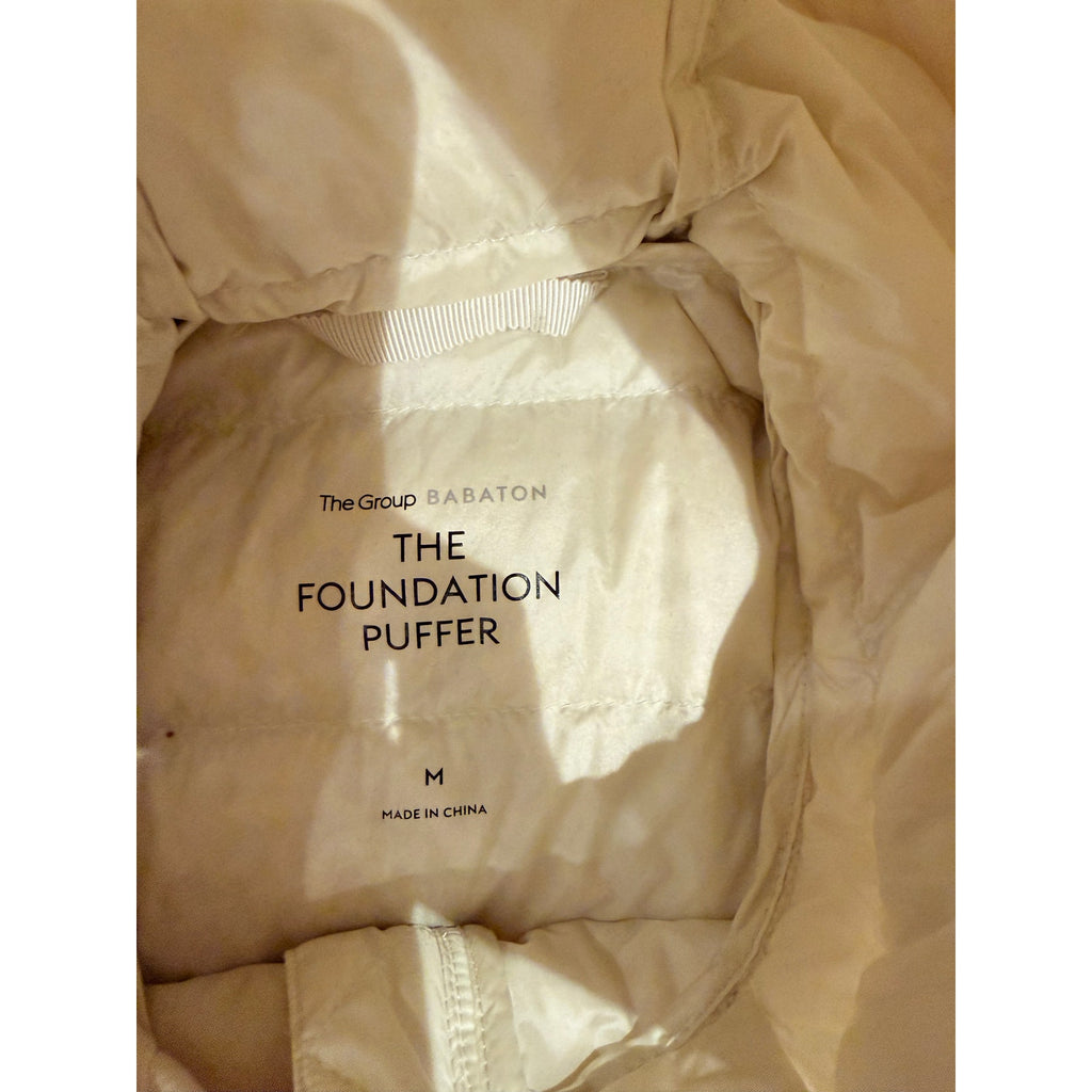 Babaton Ivory The Foundation Puffer Hooded Coat Size M