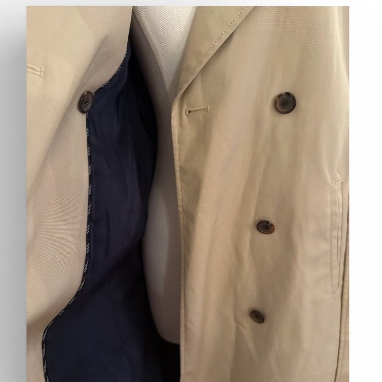 J.Crew Beige Classic Trenchcoat Coat Size 4