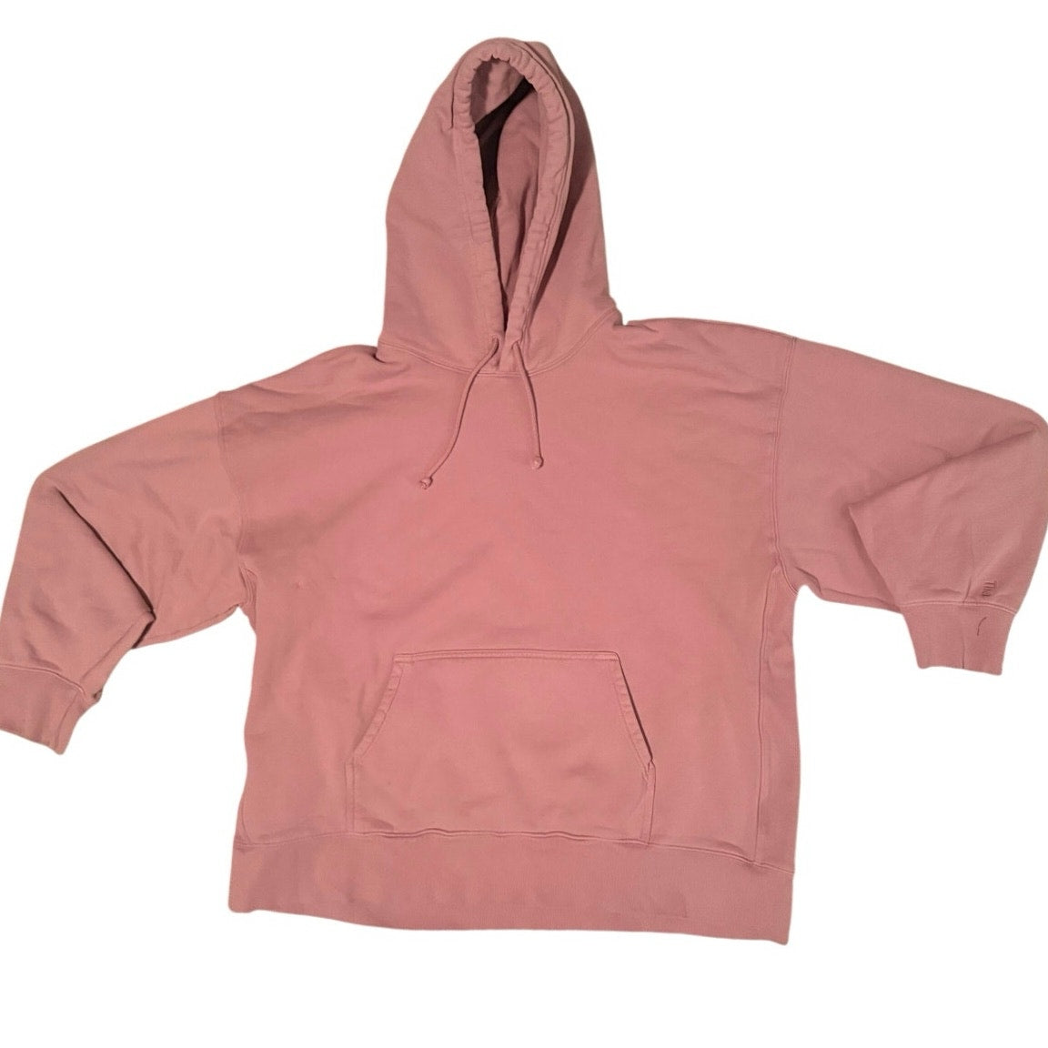 TNA Aritzia Cozy Fleece Boyfriend Hoodie Soft Pink XL