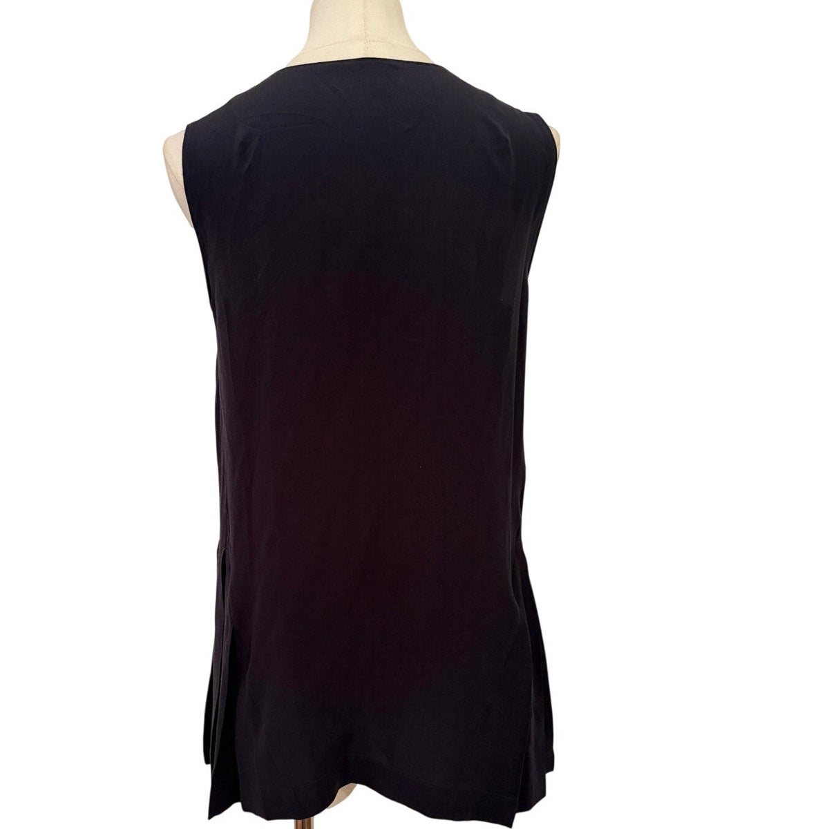 Marni Black Silk Tunic Blouse EU 38 (US 4-6)