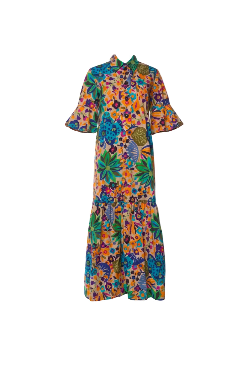 La DoubleJ. Artemis Midi Cotton Made in Italy Dress - Medium - Image 1