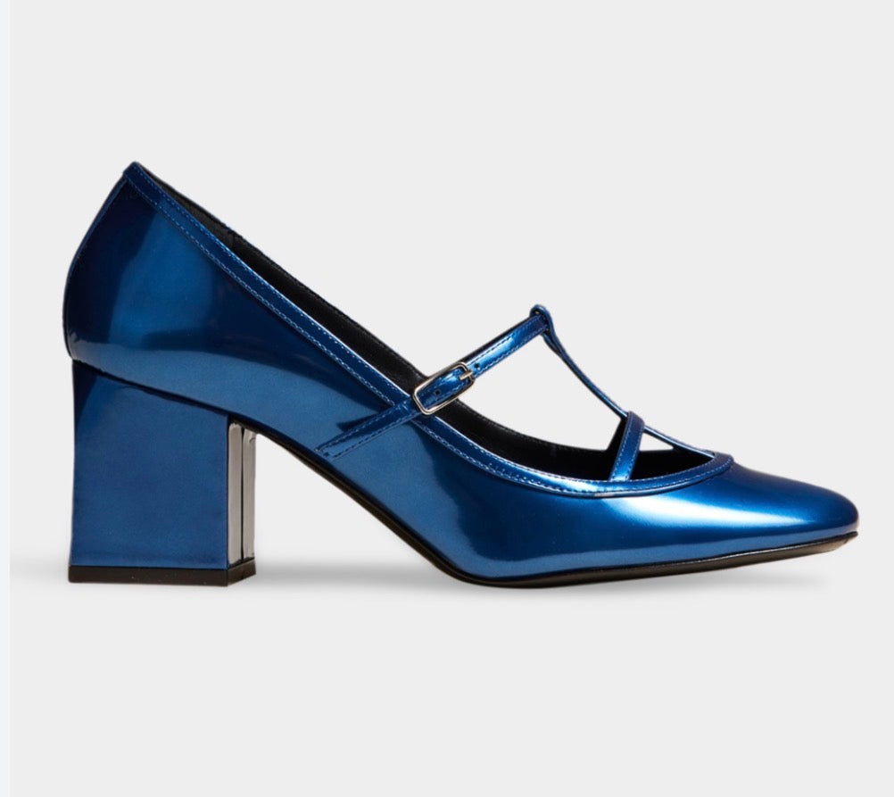 Khaite Sapphire Metallic Fawn Pump H.65 Heels EU 38.5 (US 8-8.5) - Image 1