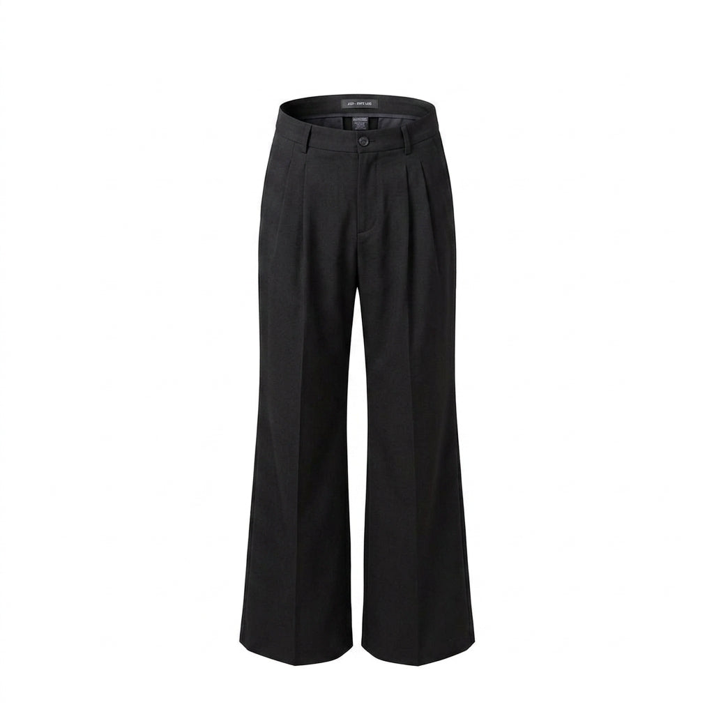 Nili Lotan Black Pleated Straight Leg Trouser - 2 - Image 1