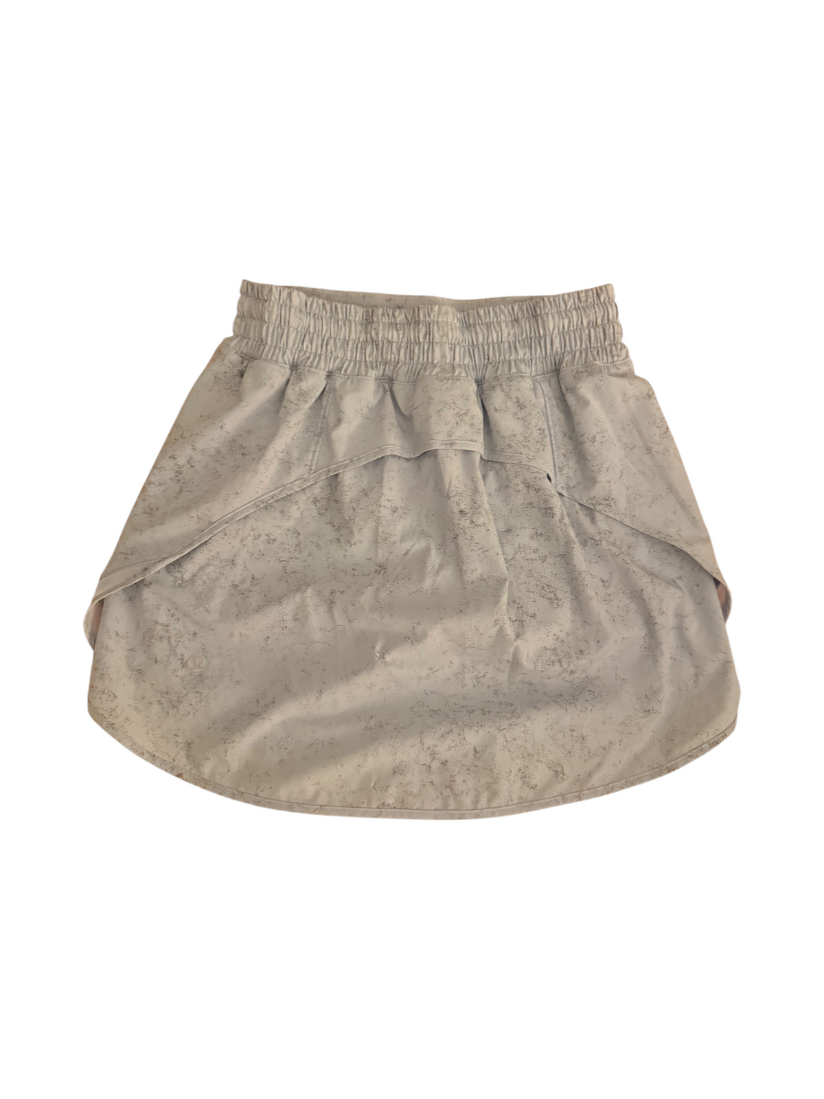 Lululemon Pale Blue Running Skirt Elastic Waistband Small Logo - Image 2
