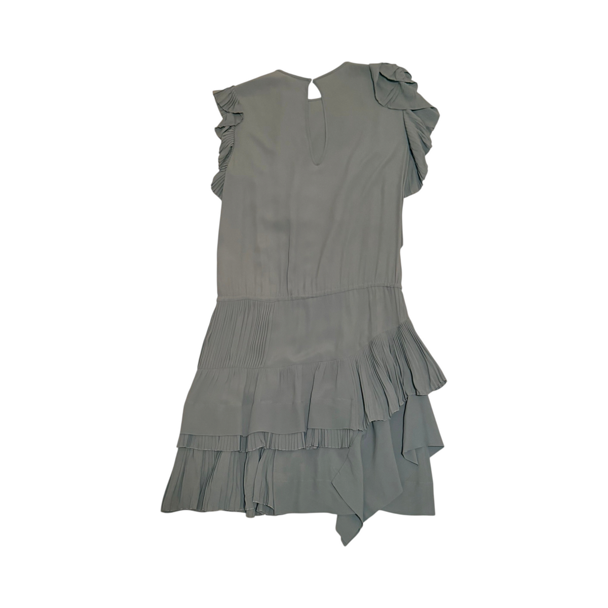 No. 21 Sleeveless Dress Pleated Ruffle in Blue - 40 (US 4) - Image 2