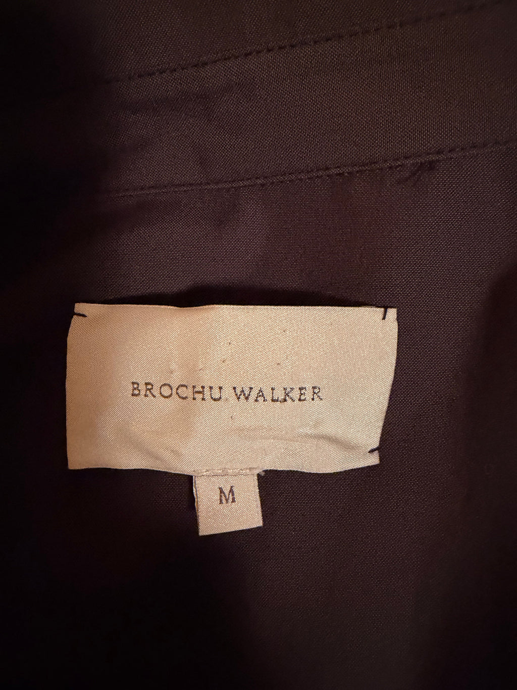 Brochu Walker Tiered Button-Front Dress Dark Brown - Medium - Image 3