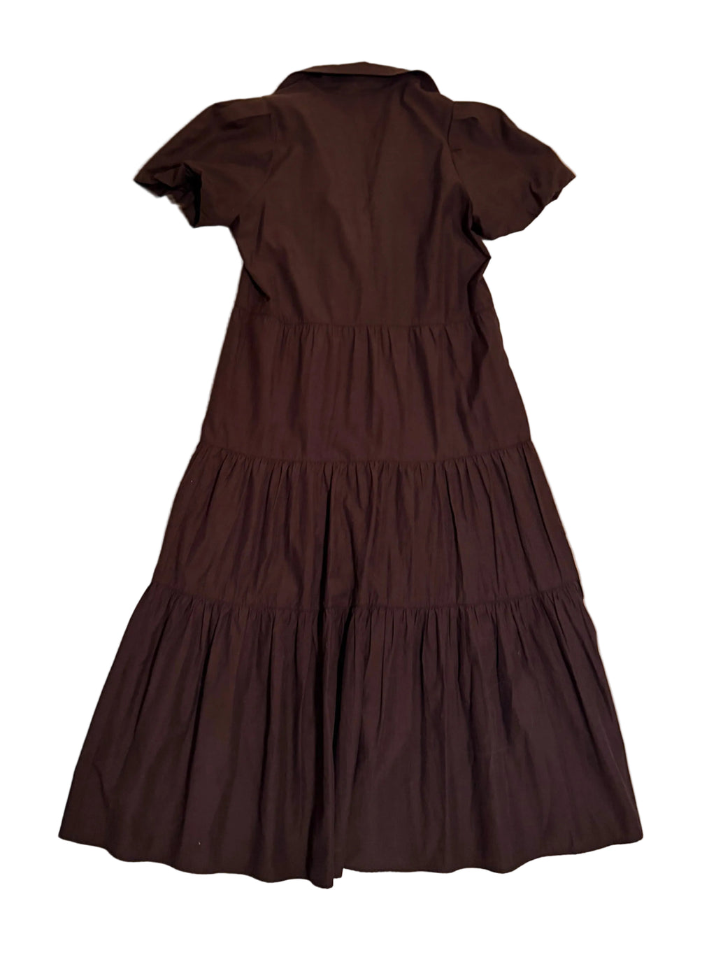 Brochu Walker Tiered Button-Front Dress Dark Brown - Medium - Image 2