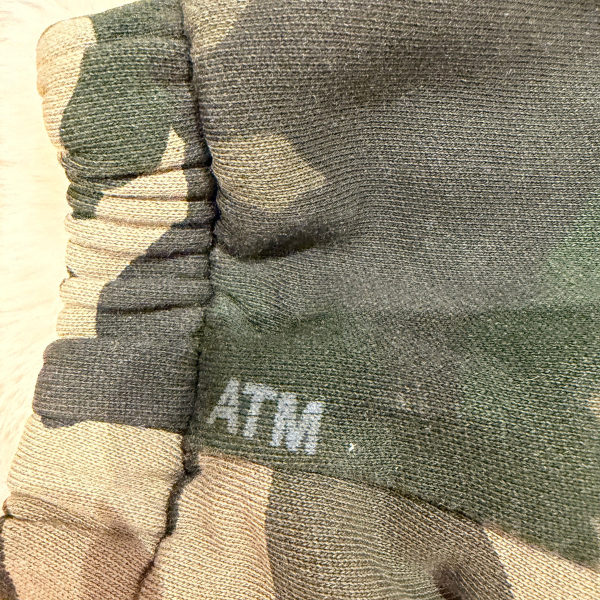 ATM Camouflage Long Sleeve Green Cropped Sweatshirt - Small - Image 4