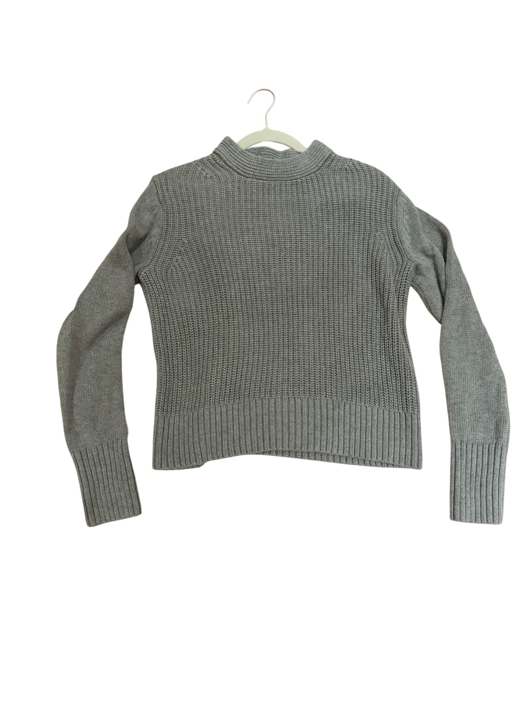 Banana Republic Small Gray Cotton Blend Knit Pullover Sweater - Image 1