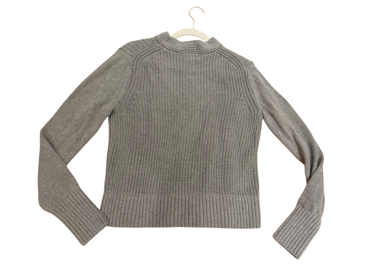 Banana Republic Small Gray Cotton Blend Knit Pullover Sweater - Image 2