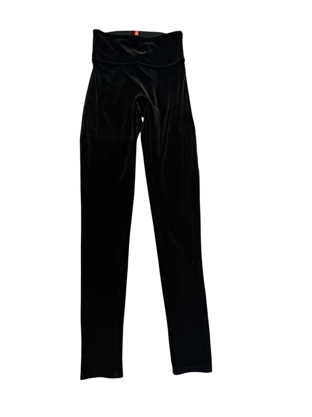 SPANX Velvet Leggings Black High Waist Stretch Velvet Pants - XS - Image 1