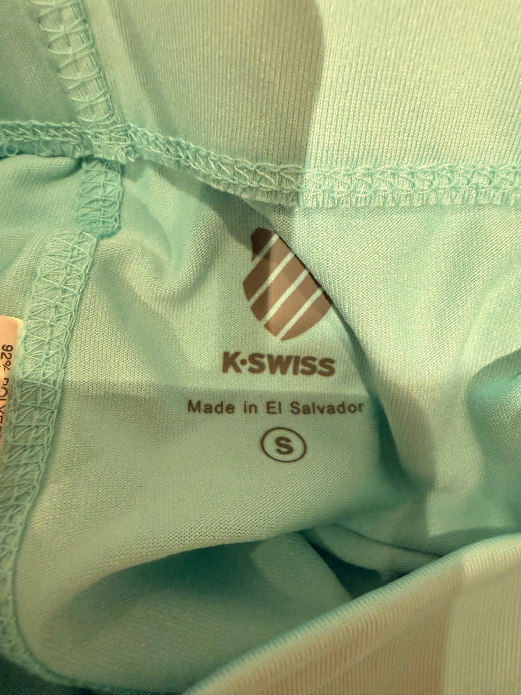 K-Swiss Seafoam Athletic Shorts - Small - Image 3