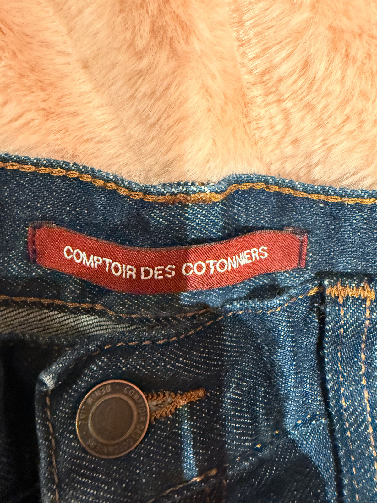 Comptoir des Cotonniers Ava Pants Size 26 Navy Cotton Elastane - Image 5