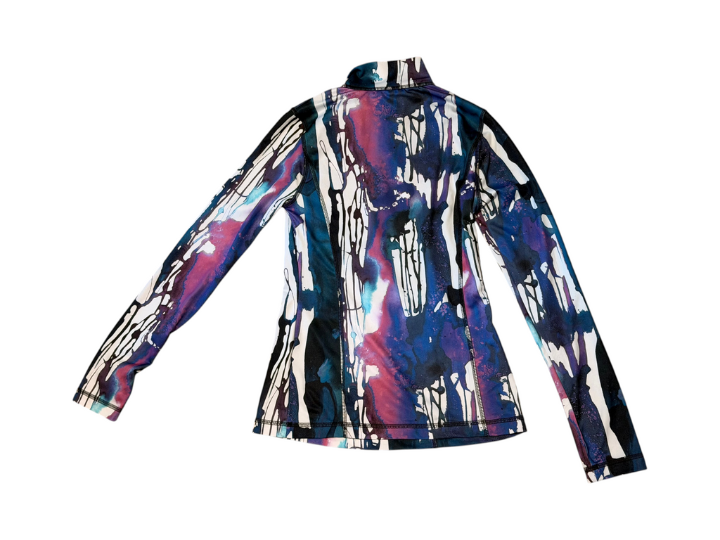 Sno Skins Long Sleeve Zip-Up Top Multicolor - XS - Image 2