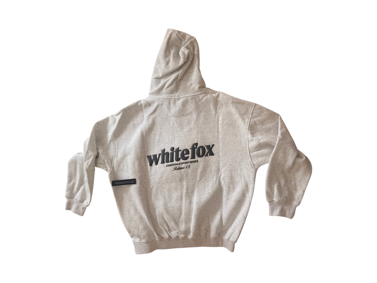 White Fox Release 15 Kiana Oversized Hoodie Grey Marle L/XL - Image 1