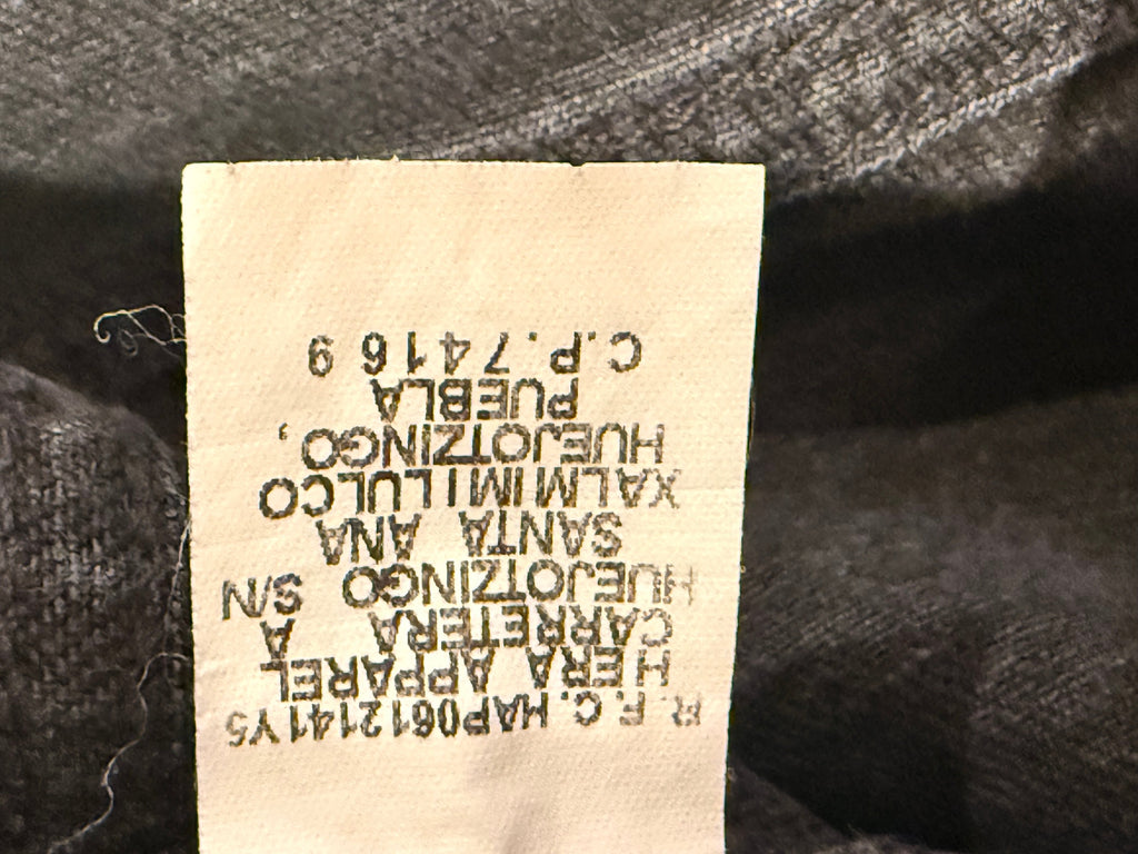 RE/DONE Black Jeans Size 24 Frayed Hem Denim Pants - Image 5
