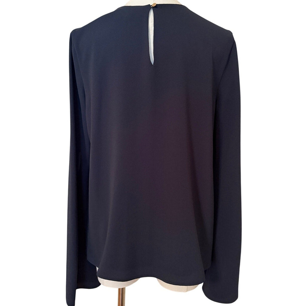 Cushnie et Ochs Grey Open Sleeve Blouse Size 8