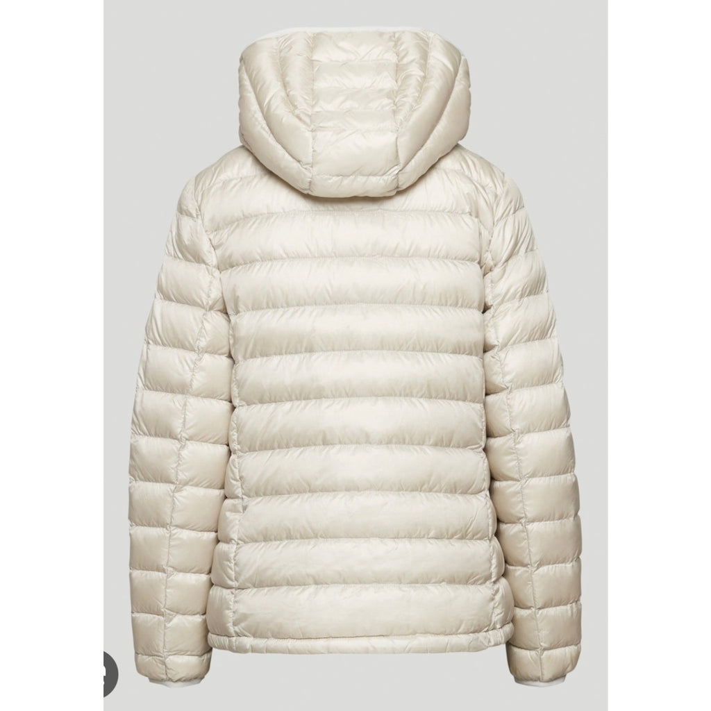 Babaton Ivory The Foundation Puffer Hooded Coat Size M