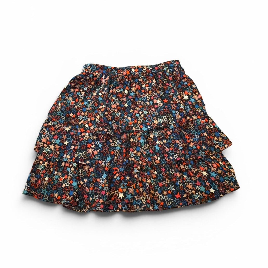 J.Crew Black Kaleidoscope Star Tiered Skirt Size XS