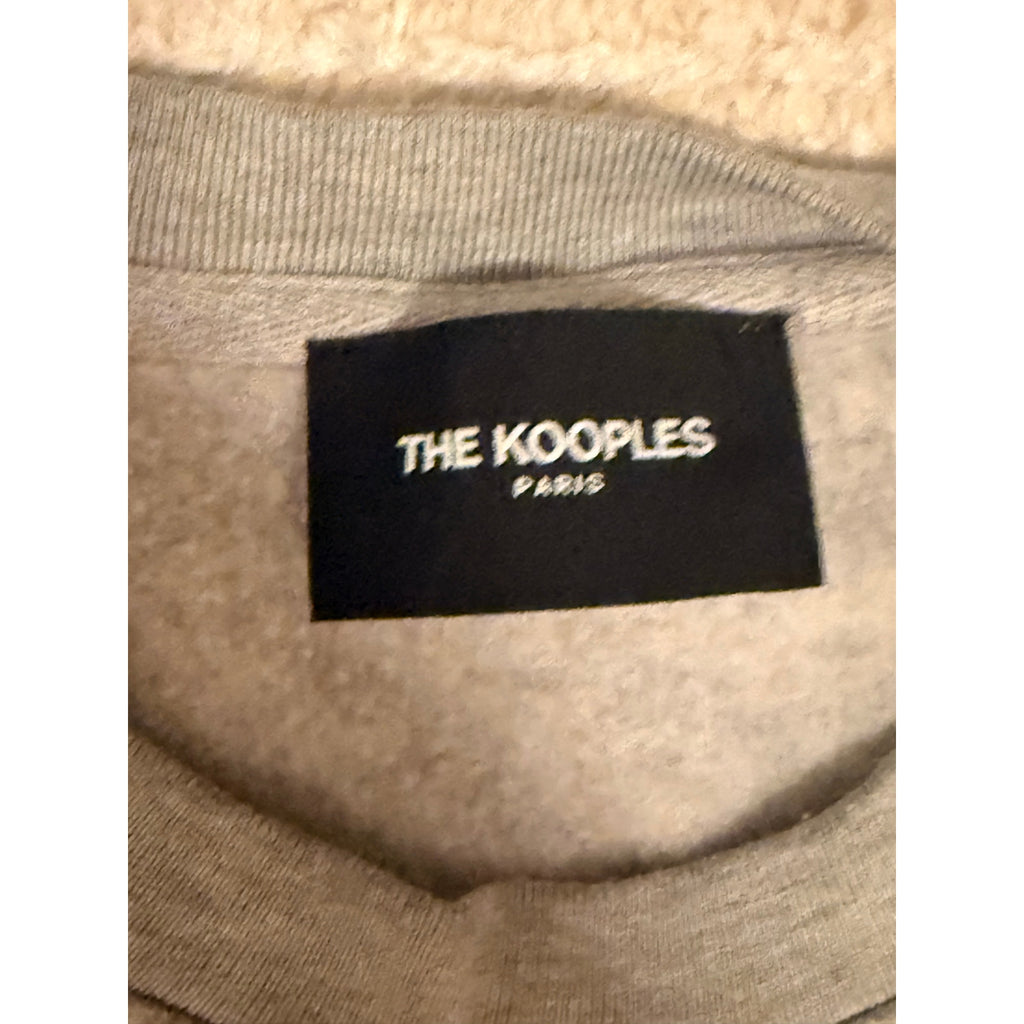 The Kooples Paris Gray Logo Sweatshirt French 2 US Med