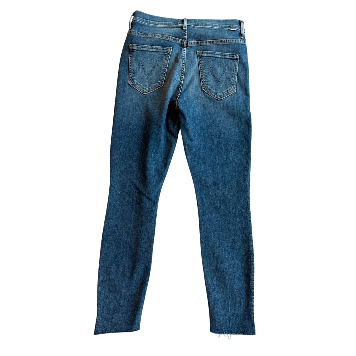 Mother Walking on Coals The Stunner Zip Ankle Fray Jeans Size 29