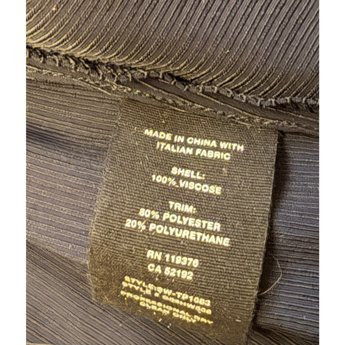 Helmut Lang Navy Textured A-Line Tank Top - XS