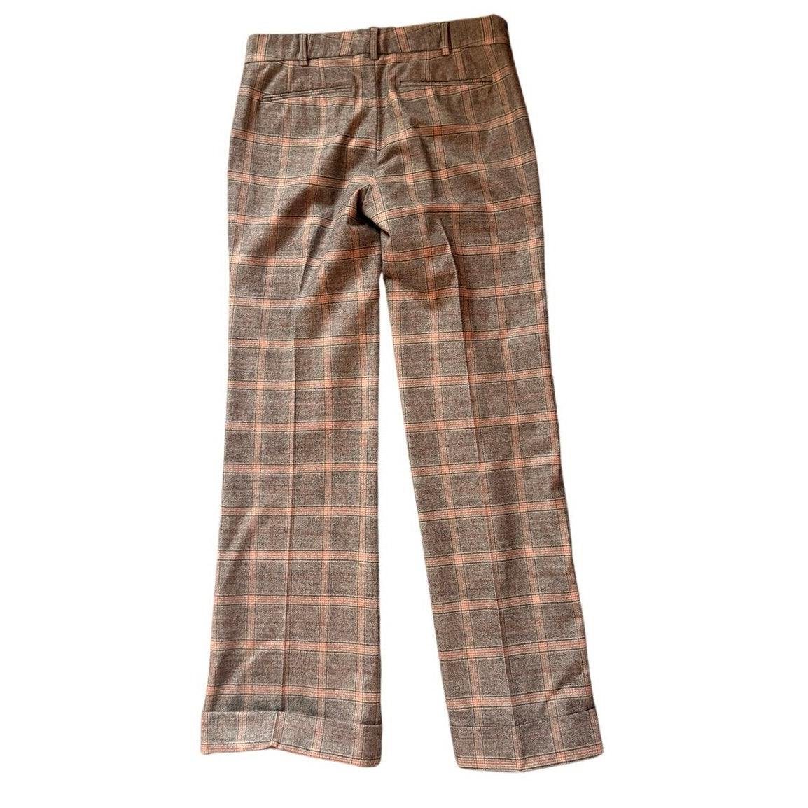 L.A.M.B. Brown Plaid Where Did My Lamb Go? Wool Trousers Size 4
