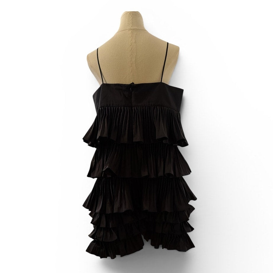 Alexis Corsini Black Corsini Tiered Dress - XL