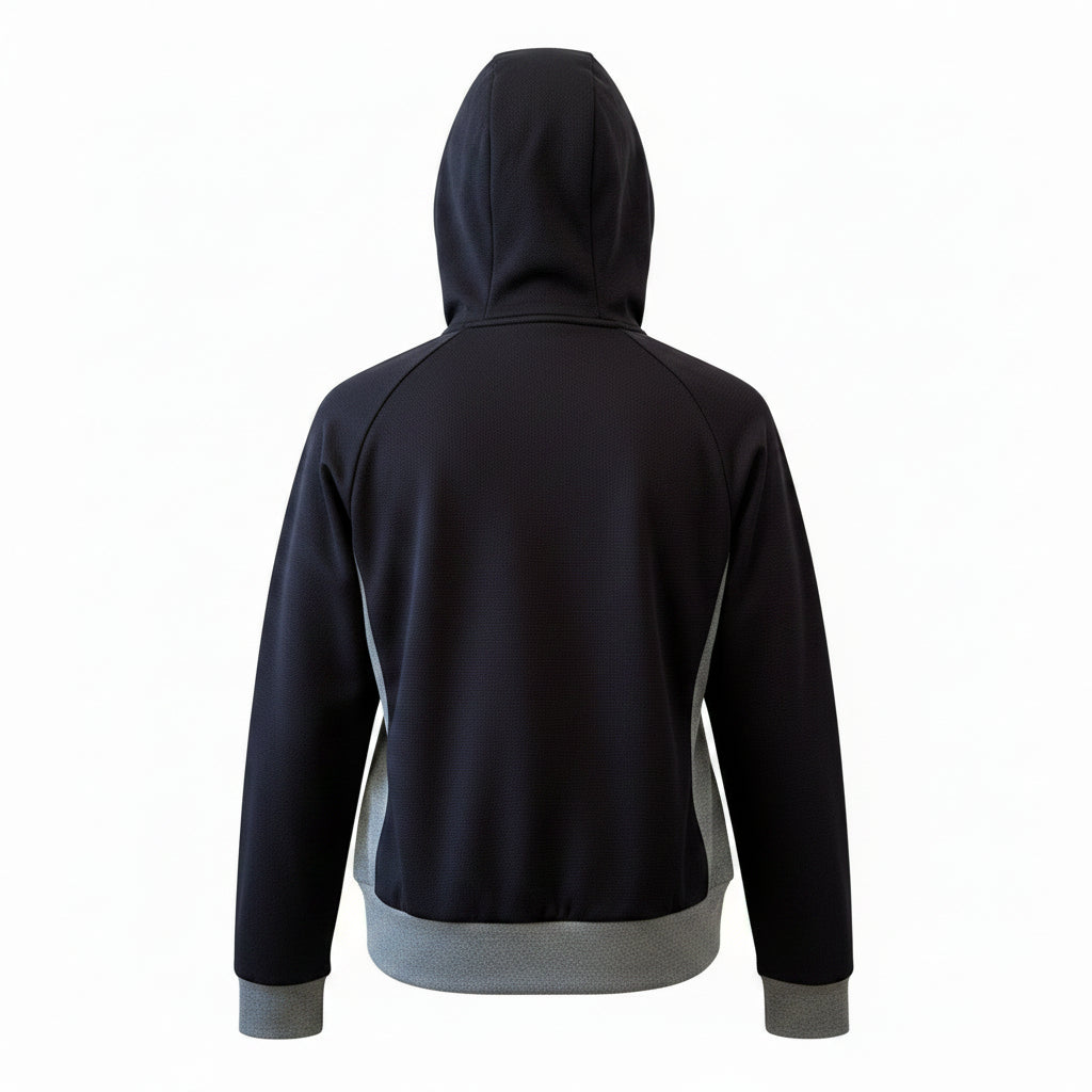 Bodyism Black & Grey Performance Zip Jacket Activewear M
