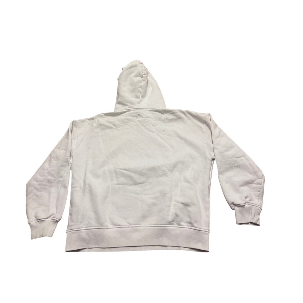 Maje Tragon White Sweatshirt Hoodie w/Embellishments - Medium