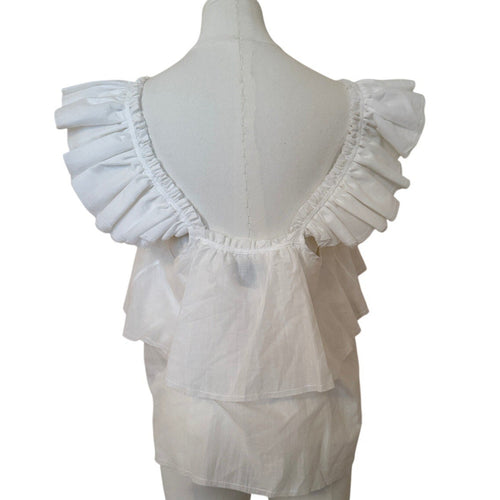 Aje White Off-Shoulder Top Size 10