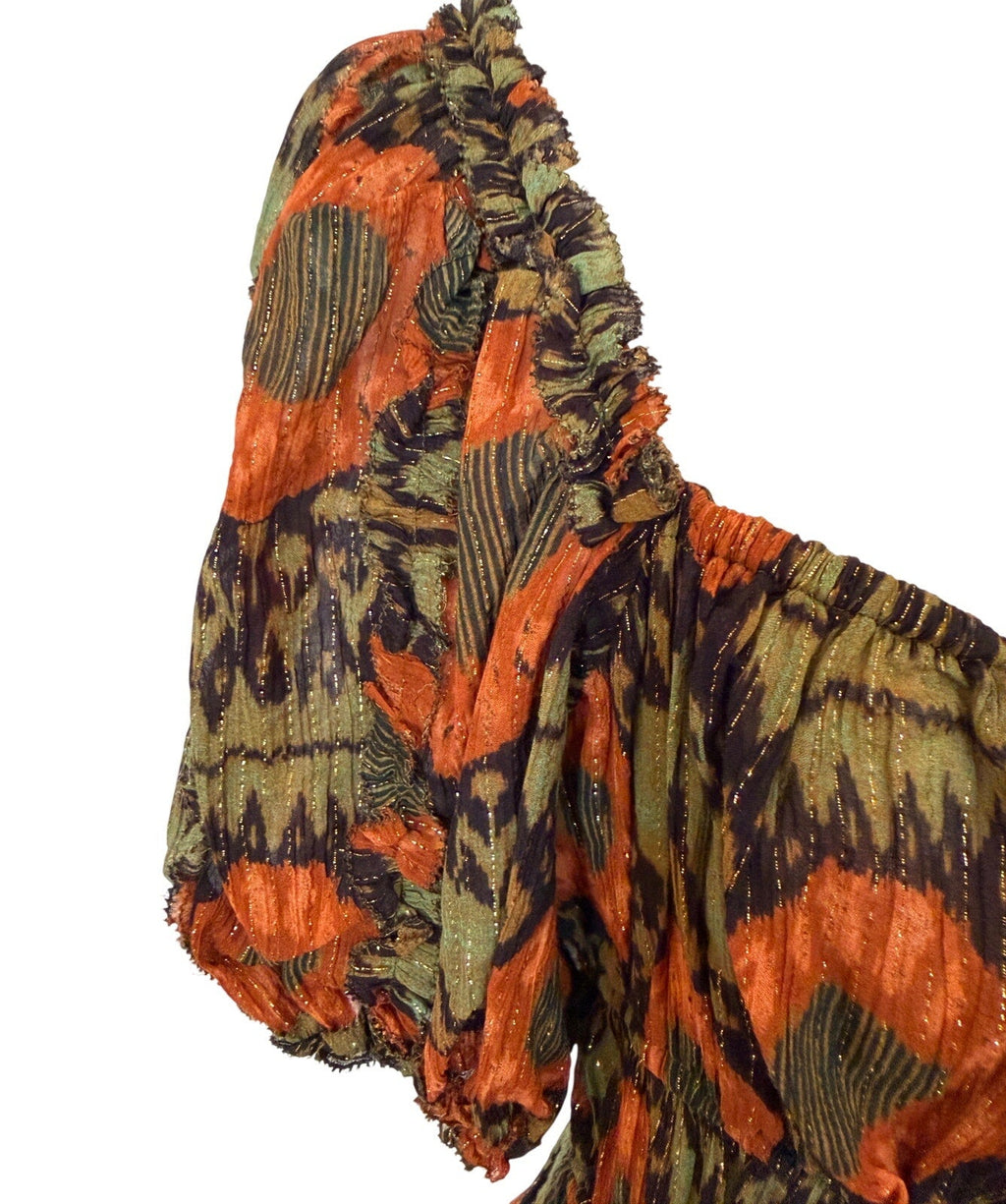 Ulla Johnson Multicolor Ikat Medha Blouse Size 6
