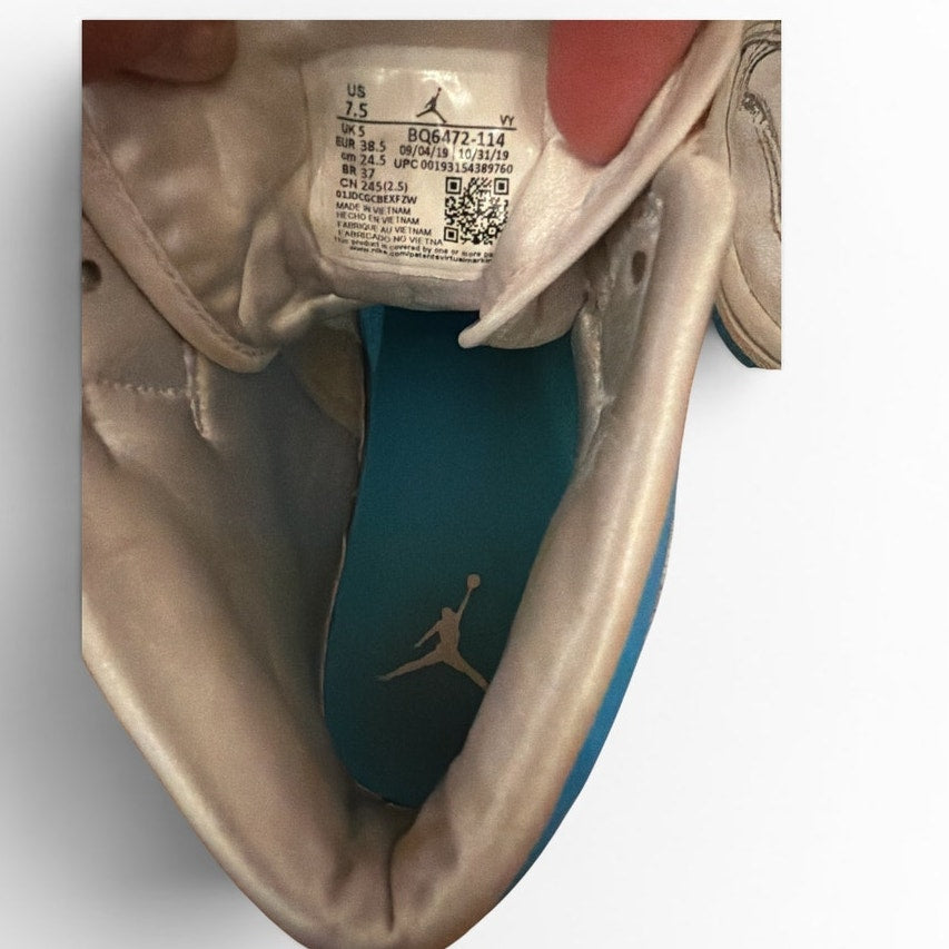 Nike Air Jordan 1 Mid Sneaker "UNC" 7.5 EU 38.5