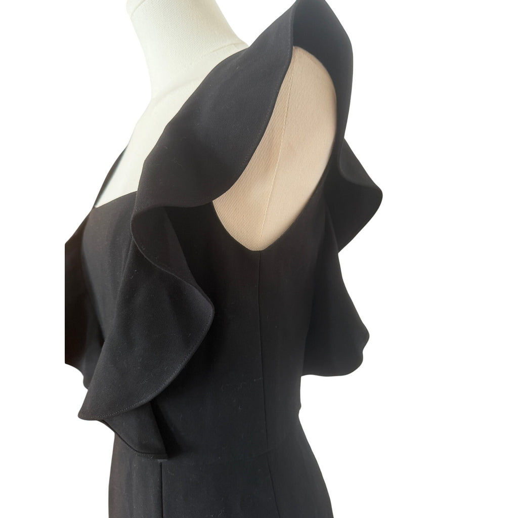 French Connection Black Fit-and-Flare Dress - US 6 / UK 10