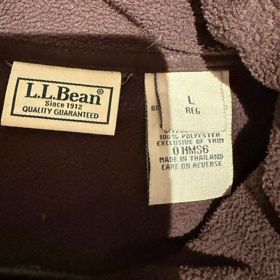 L.L.Bean Olive Green Quilted Insulated Coat L