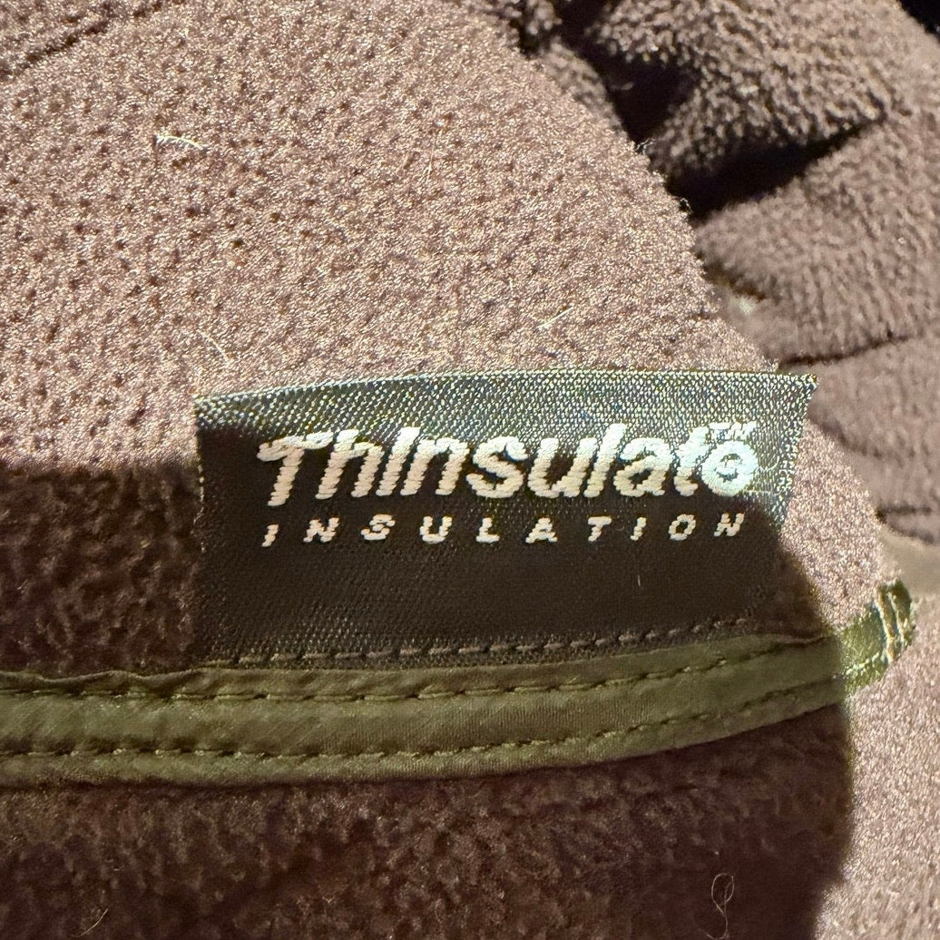 L.L.Bean Olive Green Quilted Insulated Coat L