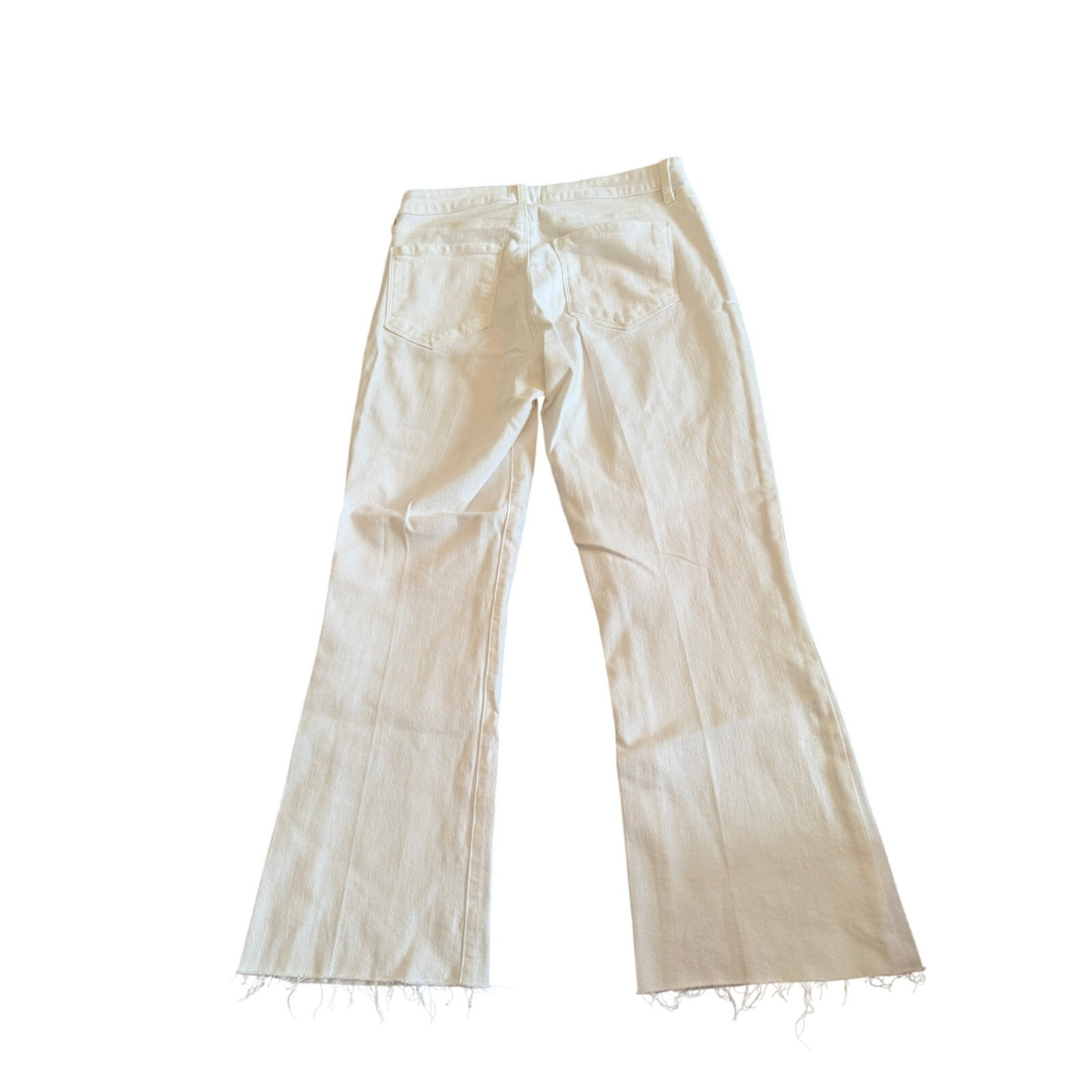 L'Agence White Sada High-Rise Slim Cropped Jeans Size 28