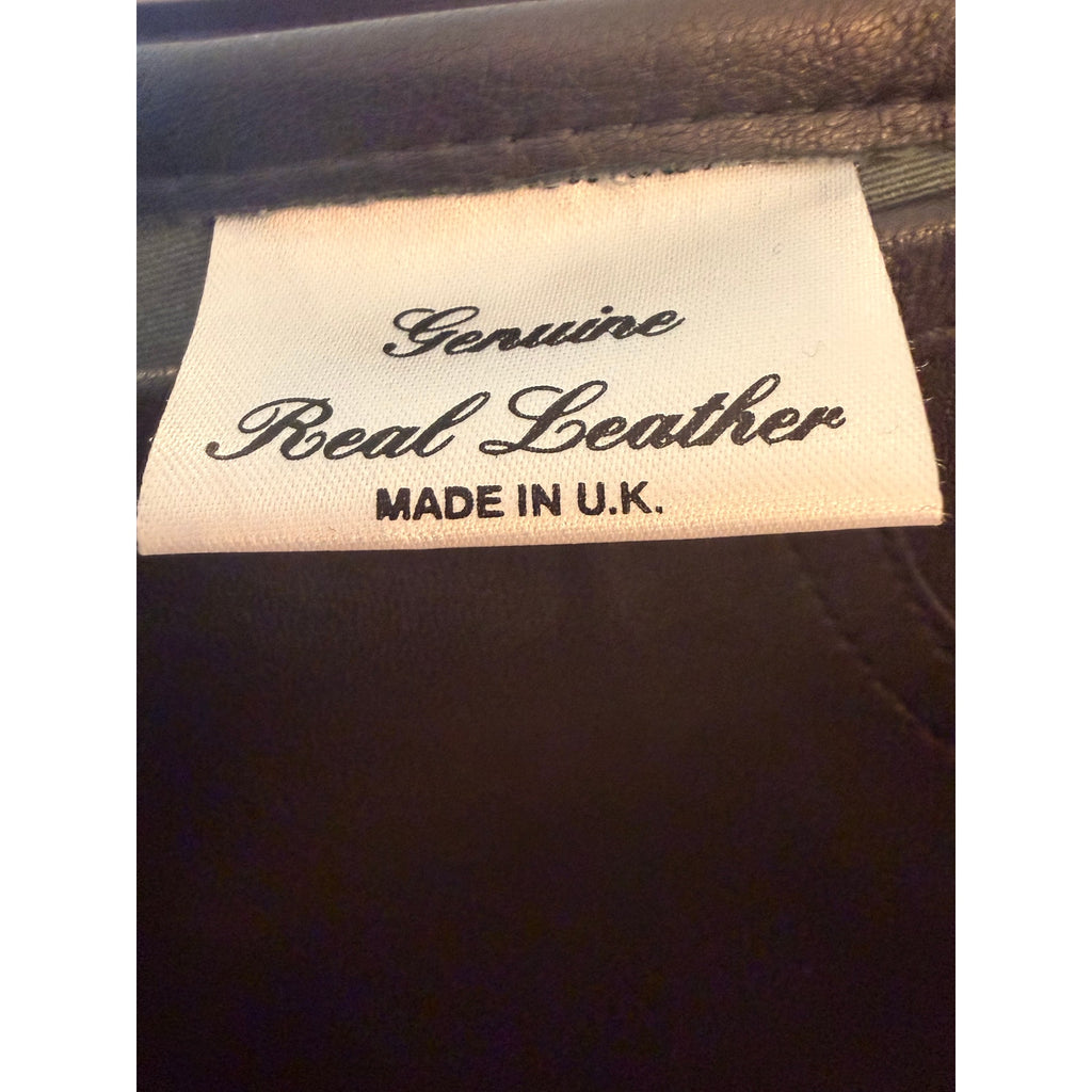 Iris & Ink Black Lambskin Stretch-Leather Leggings IT38/US6