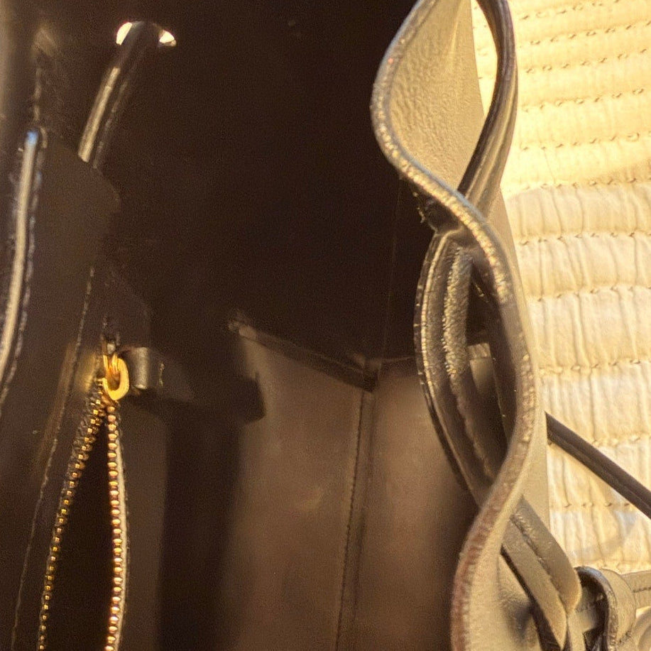 Mansur Gavriel Mini Backpack Black Italian Leather