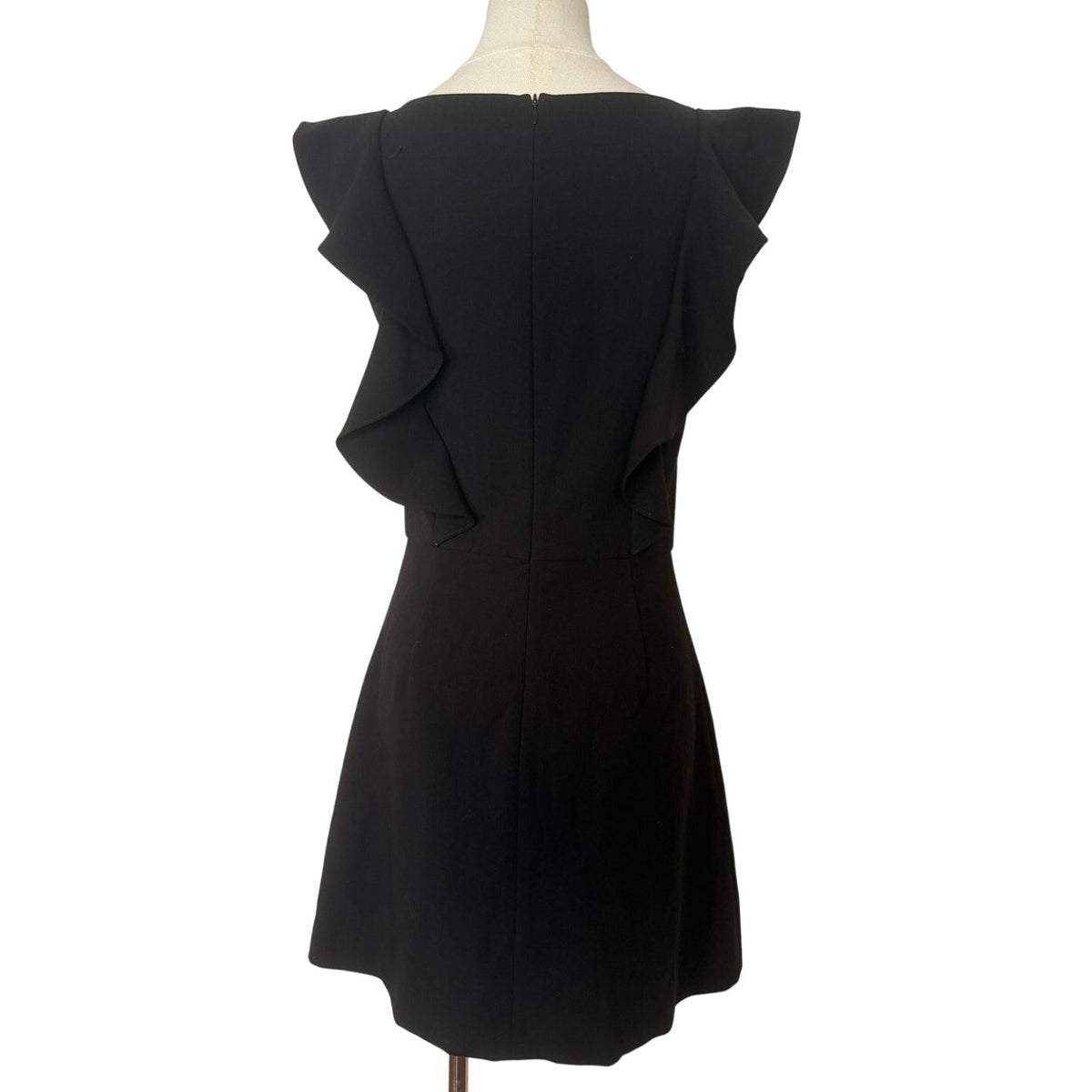 French Connection Black Fit-and-Flare Dress - US 6 / UK 10