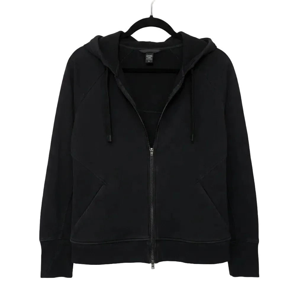Athleta Black Zip Hoodie Full Zip Activewear Large
