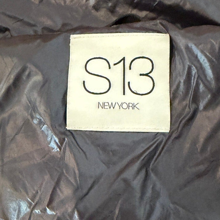 S13 New York Black Nylon Coat - L