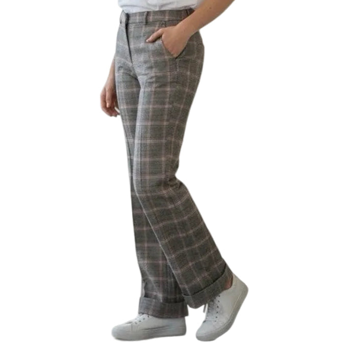 L.A.M.B. Brown Plaid Where Did My Lamb Go? Wool Trousers Size 4