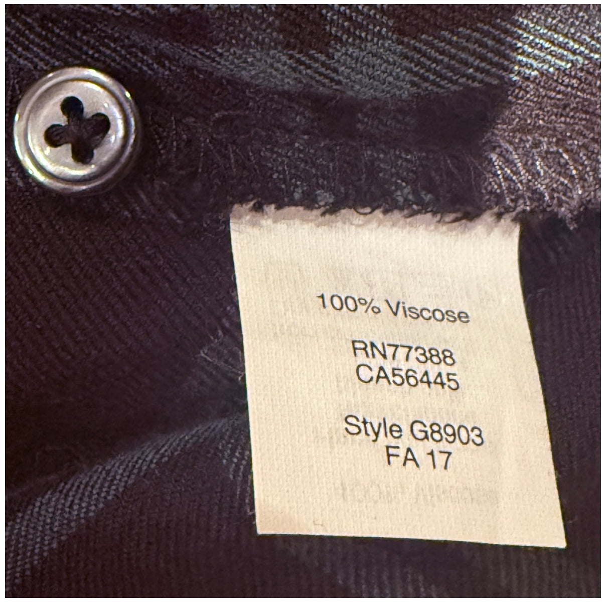Madewell Wrap-Front Shirt Palma Plaid Green Black XS