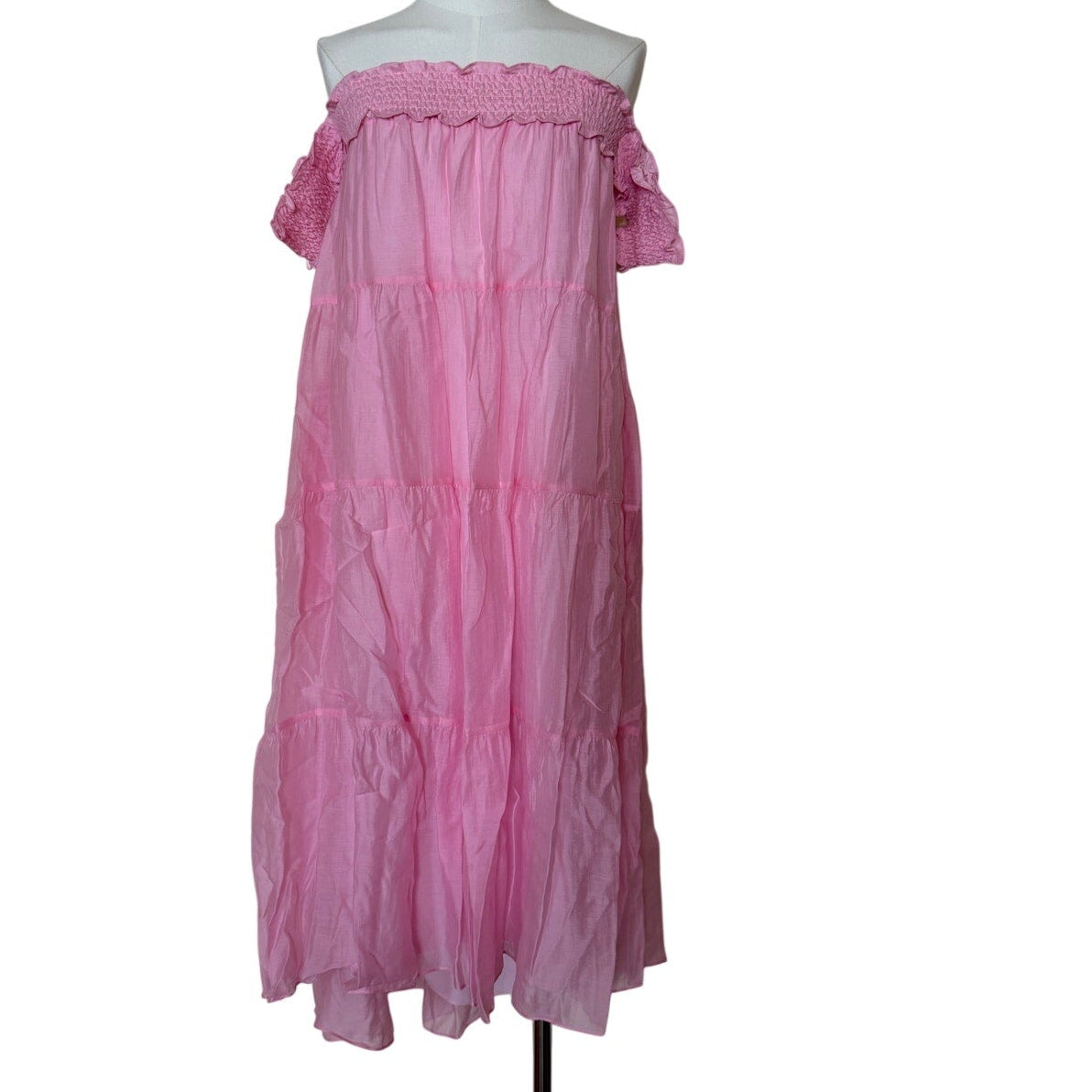 Amanda Uprichard Pink Siesta Sleeveless Mini Dress L