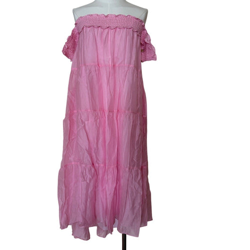 Amanda Uprichard Pink Siesta Sleeveless Mini Dress L