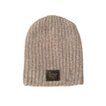 Love Your Melon Blue & Gray Marled Ribbed Knit Beanie